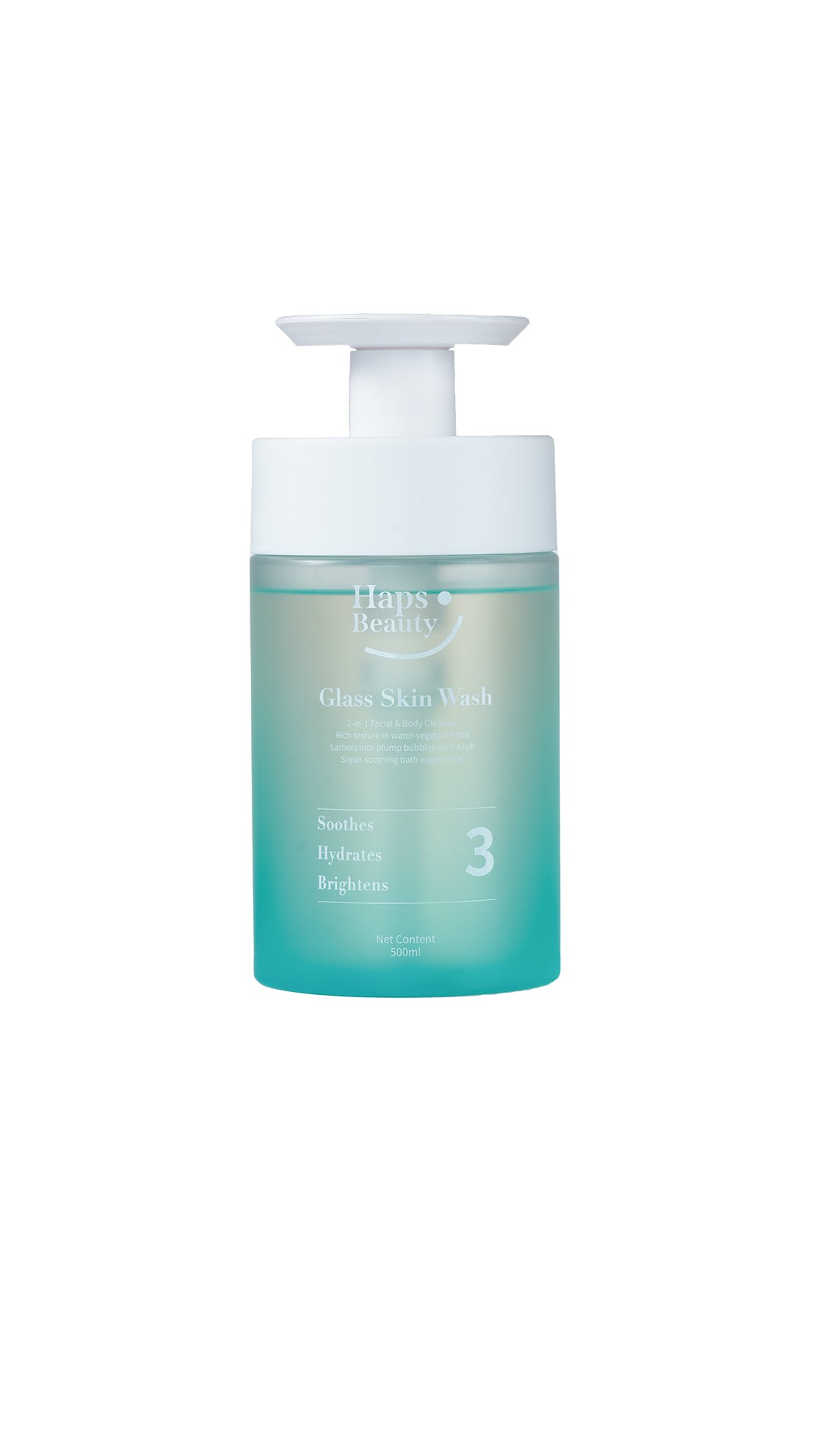 Haps Beauty Glass Skin Wash | 600ml